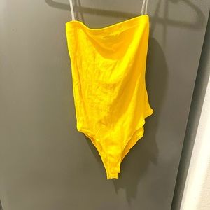 Yellow Tube Top - women’s small
